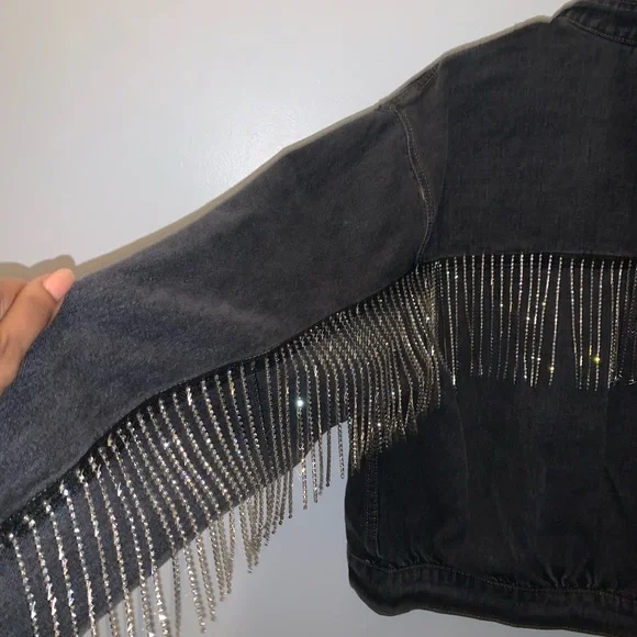 Fringe Denim Jacket - Picture 7 of 8